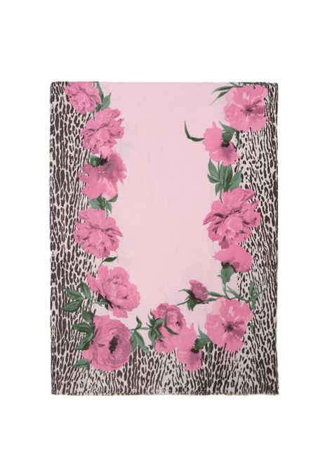 foulard flower rosa LIU JO | 2F5077T0300FLOWER.ANIM-43204
